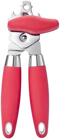 TJ POP Manual Can Opener with Bottle Opener Red