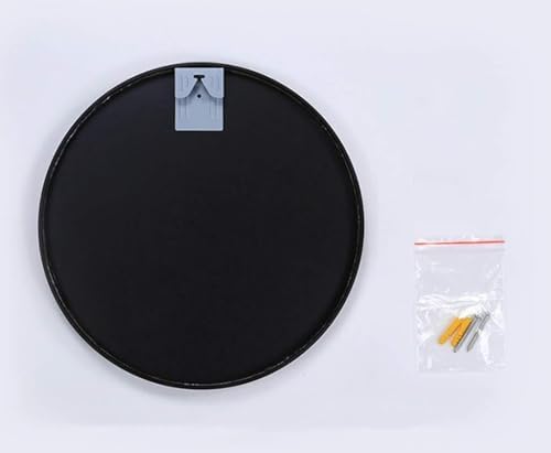 JLVAWIN Decorative Round Mirror with Gold Metal Frame 40cm