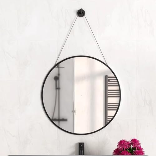 FLIPP 30cm Wall Mounted Mirror with Black Frame