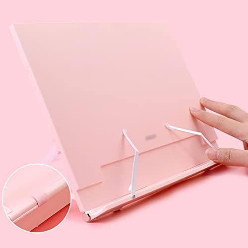 Yuidaaavzz Foldable Book Stand for Kitchen and Office White 1