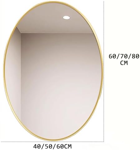 HD Bathroom Mirror 40x60cm Modern Black Wall Mount