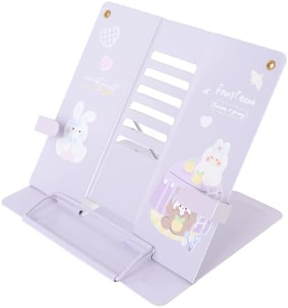 Readaeer Book Stand with Cute Rabbit Pattern