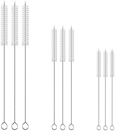 YQBOOM 9Pcs Straw Cleaner Brush Kit 3 Sizes