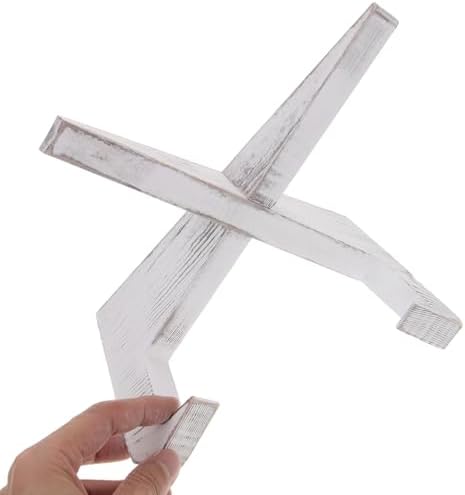 Zerodeko Sturdy X-Shaped Wooden Book Stand for Cookbooks and Magazines