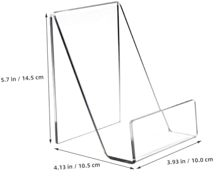 Modern Acrylic Book Rack for Easel and Desk Display