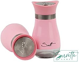 Servette Home Basic Salt Pepper Shakers Pink