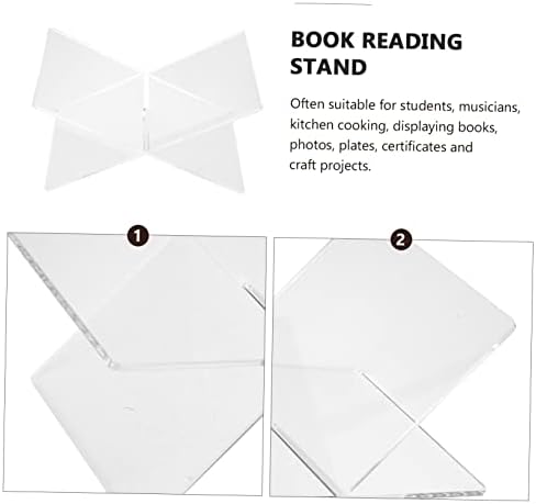 BCOATH X-Shaped Book Holder Stand for Reading