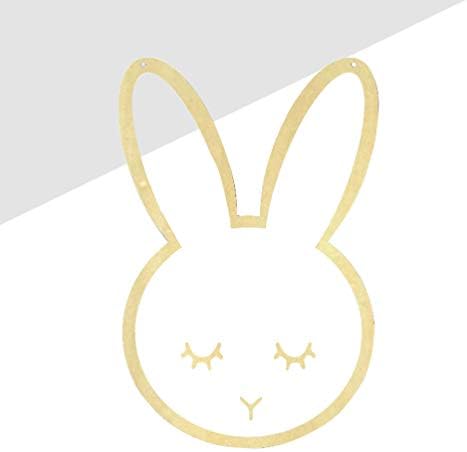 VORCOOL Hanging Wall Mirror Rabbit Design