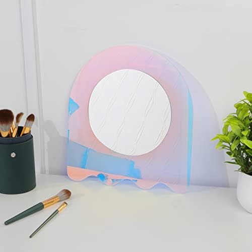 LONGSHENG Desk Mirror with Colorful Gradient Effect