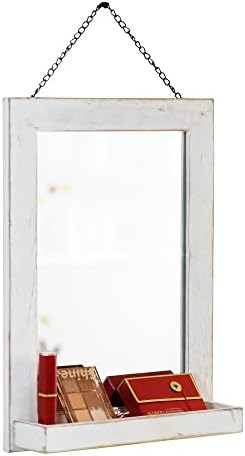 Funerom Farmhouse Wall Mirror with Shelf