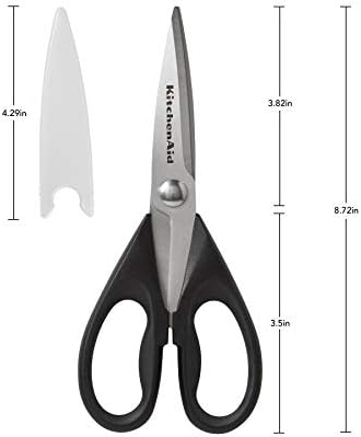 KitchenAid Classic Can Opener Bottle Opener with Shears 834-Inch Black