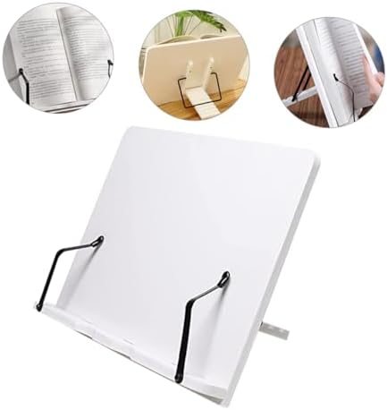 COHEALI Adjustable Wooden Book Stand for Reading and Display
