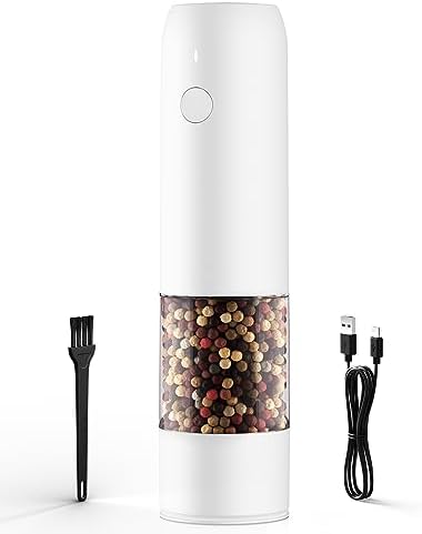 WONMAKE Salt and Pepper Grinder with Cleaning Brush