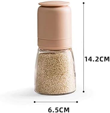 Salt and Pepper Grinder Set 2Pcs Ceramic Grinders with Adjustable Coarseness