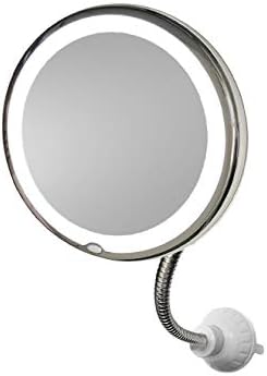 5x Magnification 7 Flexible Makeup Mirror with Strong Suction