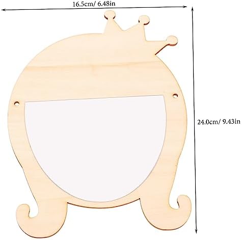 Didiseaon Pink Wooden Vanity Mirror for Women
