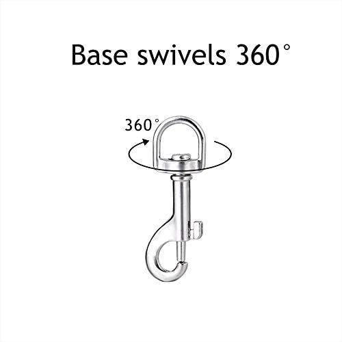 Lucky Goddness 50pcs Swivel Snap Hooks for DIY and Pet Collars