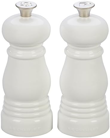 Le Creuset Petite Salt and Pepper Mill Set White