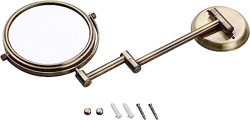 Bleslin 8 Inch Wall-Mounted Magnifying Mirror with 3X 10X Power