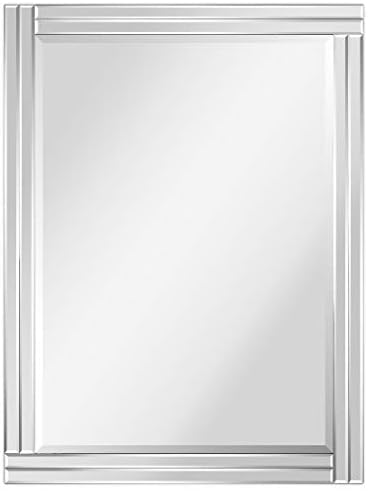 Empire Art Direct Modern Stepped Rectangle Wall Mirror 30x40