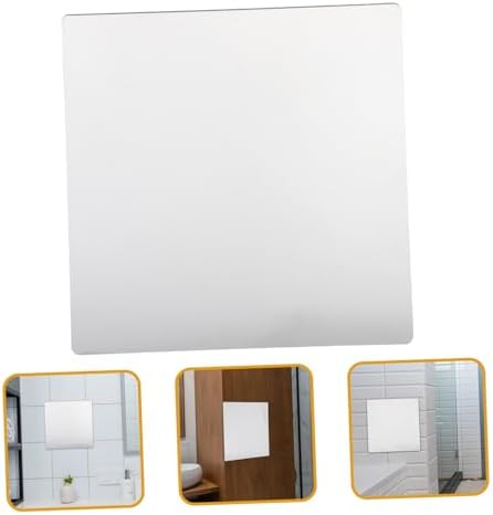 Mobestech Vanity Mirror Wall Mount Non-Breakable Acrylic Self-Adhesive