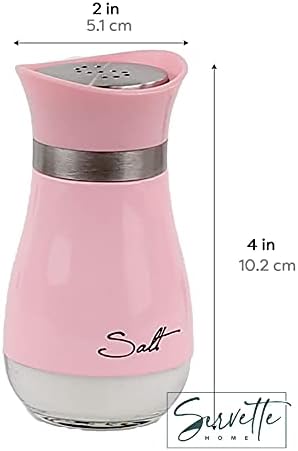 Servette Home Basic Salt Pepper Shakers Pink