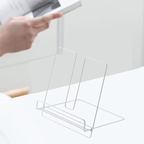 FytStycale Sleek Metal Stand for Cookbooks White
