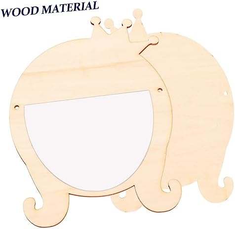Didiseaon Pink Wooden Vanity Mirror for Women