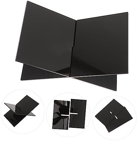 Unomor Compact Acrylic Book Stand for Home Office Reading