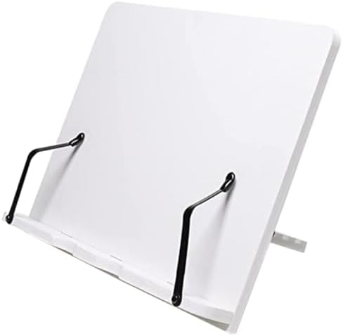 NUOBESTY Adjustable Wooden Book Stand for Desk and Reading