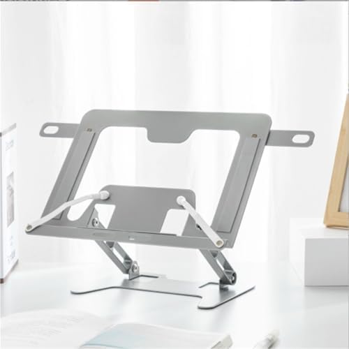 Adjustable Foldable Cookbook Stand with Page Clips