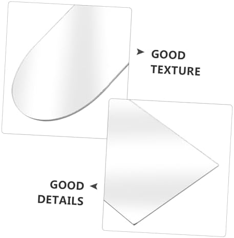 Black Acrylic Irregular Wall Mirror for Vanity and Home Office