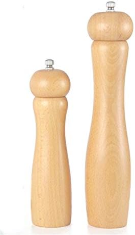 Wooden Salt Pepper Mill with Adjustable Grind
