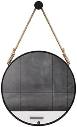 FLIPP Bathroom Mirror with Adjustable Hemp Rope Lanyard