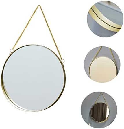 Angoily Wall Makeup Mirror Round Hanging Beauty Mirror