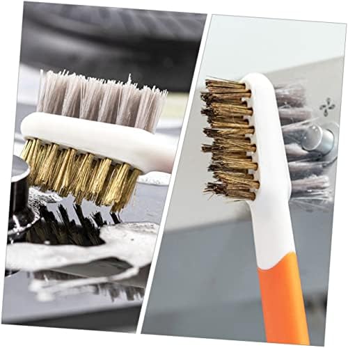 Alipis 3 Pcs Double-Ended Gas Stove Cleaning Brush