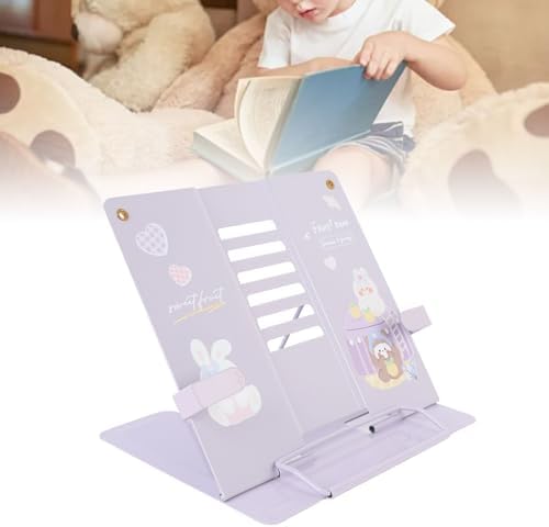 Asixxsix Adjustable Book Stand with Exquisite Pattern Design