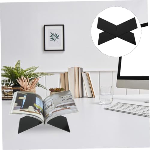 SECFOU Acrylic Cookbook Stand Kitchen Counter Book Holder