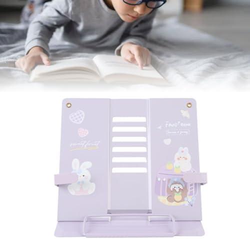 Asixxsix Adjustable Book Stand with Exquisite Pattern Design