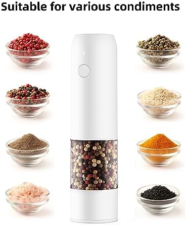 WONMAKE Salt and Pepper Grinder with Cleaning Brush
