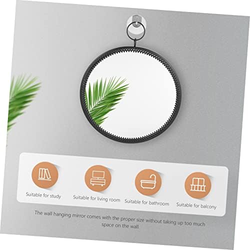 Alipis Round Wall Hanging Vanity Mirror