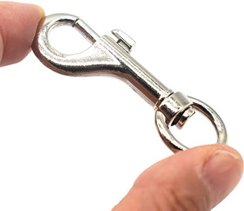 10pcs 18 Inch Swivel Snap Hook Buckles Silver
