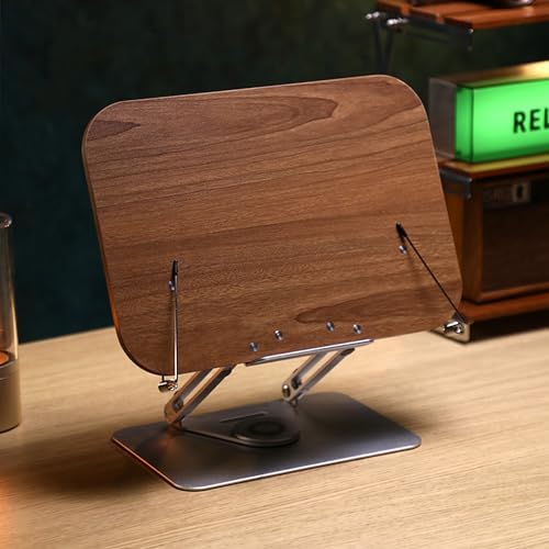 Ergonomic 360 Swivel Book Stand for Reading