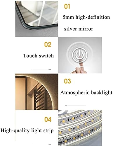 LED Bathroom Vanity Mirror with Lights and Anti-Fog