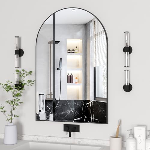 CASSILANDO Arched Mirror 20x30 Inch Modern Design