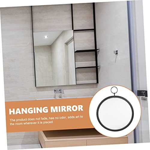 Alipis Round Wall Hanging Vanity Mirror