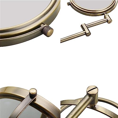 Bleslin 8 Inch Wall-Mounted Magnifying Mirror with 3X 10X Power