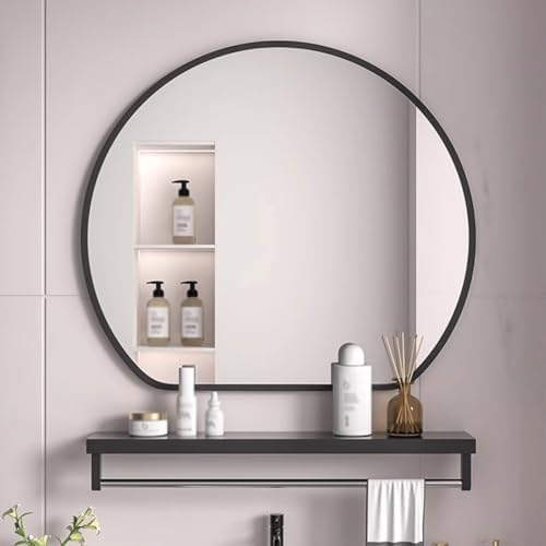 Stylish 50x42cm Bathroom Mirror with Metal Frame