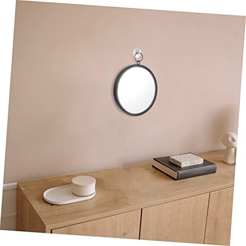 COSMEVIVI Round Black Wall Hanging Mirror 1
