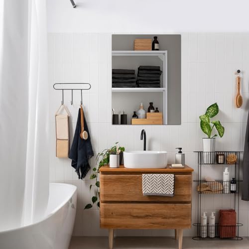 DARENYI 2Pcs Acrylic Mirror Tiles for Wall